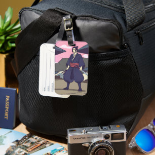Étiquette À Bagage samouraï