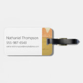 Étiquette À Bagage Samouraï Jack Drawing Sword (Dos horizontal)