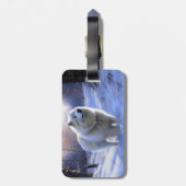 Étiquette À Bagage Samoyed Let It Snow Christmas (Dos Vertical)