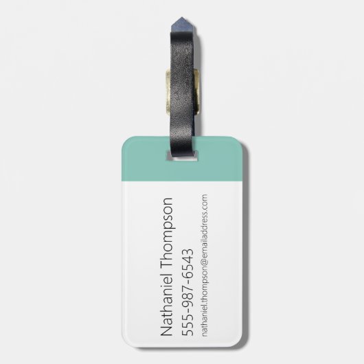 Étiquette À Bagage Samurai Jack Energy Graphic (Dos Vertical)