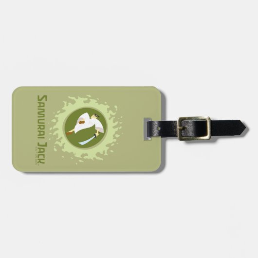 Étiquette À Bagage Samurai Jack Leaping Graphic (Devant horizontal)