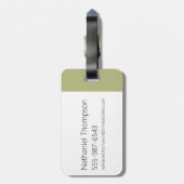 Étiquette À Bagage Samurai Jack Leaping Graphic (Dos Vertical)