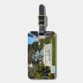 Étiquette À Bagage Samurai Kamakura Gongoro Kagemasa Kabuki Statue (Devant Vertical)