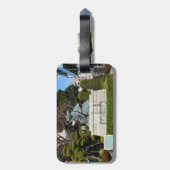 Étiquette À Bagage Samurai Kamakura Gongoro Kagemasa Kabuki Statue (Dos Vertical)