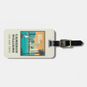 Étiquette À Bagage San Diego, Californie (Devant horizontal)