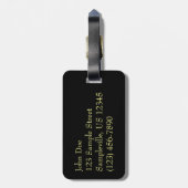 Étiquette À Bagage San Diego Sunset (Dos Vertical)