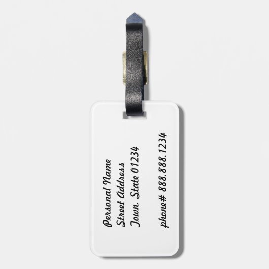 Étiquette À Bagage San Francisco (Dos Vertical)