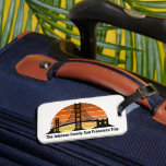 Étiquette À Bagage San Francisco Bridge Sunset Vacances personnalisée<br><div class="desc">Carte cool San Francisco Golden Gate pont aux étiquettes de bagages couché de soleil pour vos vacances à la ville par la baie. Souvenez-vous toujours de votre voyage avec ce souvenir de conservation.</div>