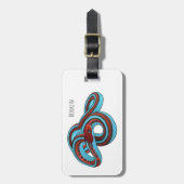 Étiquette À Bagage San Francisco garter snake (Devant Vertical)