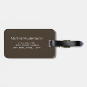 Étiquette À Bagage San Gimignano Toscane Italie Panorama Souvenir (Dos horizontal)