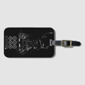 Étiquette À Bagage SANADA YUKIMURA (Dark ver.) (Devant Horizontal)