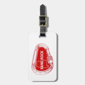 Étiquette À Bagage Sand Rock Alabama Rock Escalade Carabiner (Devant Vertical)