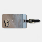 Étiquette À Bagage Sandales sur la plage (Devant horizontal)