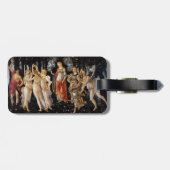 Étiquette À Bagage Sandro Botticelli - La Primavera - QR Code (Dos horizontal)