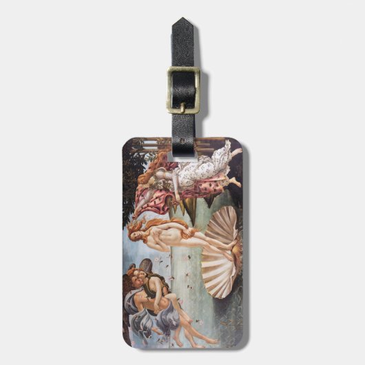 Étiquette À Bagage Sandro Botticelli - Naissance de Vénus (Devant Vertical)