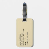 Étiquette À Bagage Sandro Botticelli - Naissance de Vénus (Dos Vertical)