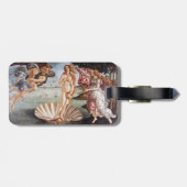 Étiquette À Bagage Sandro Botticelli - Naissance de Vénus - Code QR (Dos horizontal)