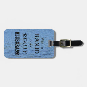 Étiquette À Bagage Sans Banjo - Bluegrass