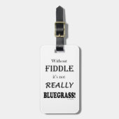 Étiquette À Bagage Sans fibrose - Bluegrass (Devant Vertical)