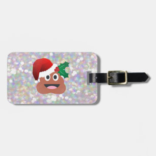 Étiquette À Bagage santa claus emoji