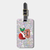 Étiquette À Bagage santa claus emoji (Devant Vertical)