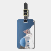 Étiquette À Bagage Santorin Grèce (Devant Vertical)