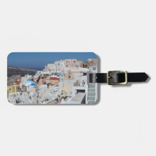Étiquette À Bagage Santorin, Grèce