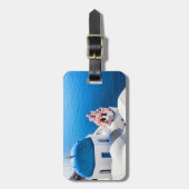 Étiquette À Bagage Santorin, Grèce (Devant Vertical)