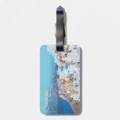 Étiquette À Bagage Santorini, Greece (Dos Vertical)