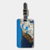 Étiquette À Bagage Santorini, les îles grecques (Devant Vertical)