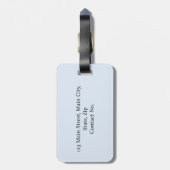 Étiquette À Bagage Sardines et citrons (Dos Vertical)