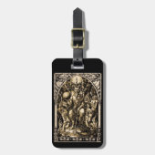 Étiquette À Bagage Satan a couronné (Devant Vertical)