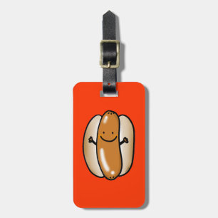 Étiquette À Bagage saucisse de hot-dog de barbecue