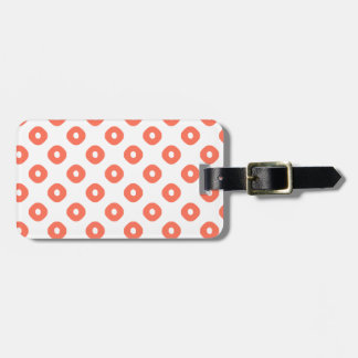 Étiquette À Bagage saumon Motif "Kanoko" - Fawn Spot