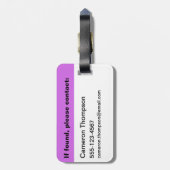 Étiquette À Bagage Sauter sur le côté sauvage (Dos Vertical)