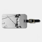 Étiquette À Bagage Sauteur de Polonais masculin (Devant horizontal)