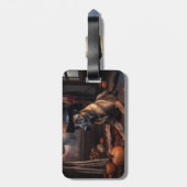 Étiquette À Bagage Scandale d'Halloween Citrouille (Dos Vertical)