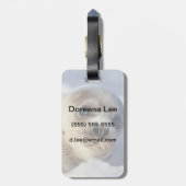 Étiquette À Bagage Sceau de la harpe (Dos Vertical)