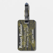 Étiquette À Bagage Scène criminelle (Dos Vertical)