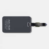 Étiquette À Bagage Scène de bison - jonction de delta, Alaska (Dos horizontal)