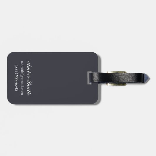 Étiquette À Bagage Scène de bison - jonction de delta, Alaska (Dos horizontal)