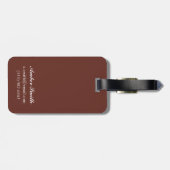 Étiquette À Bagage Scène de caribou - Fairbanks, Alaska (Dos horizontal)