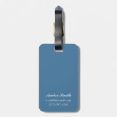 Étiquette À Bagage Scène de glacier - Juneau, Alaska (Dos Vertical)