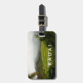 Étiquette À Bagage Scène de paysage de Kauai, Hawaï (Devant Vertical)