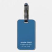 Étiquette À Bagage Scène de pêche de mouche - rivière de Lochsa, (Dos Vertical)