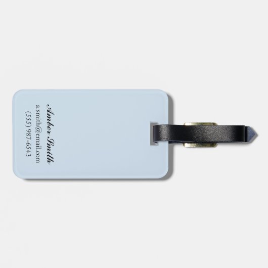 Étiquette À Bagage Scène de surfeur - les Rocheuses (Dos horizontal)