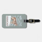 Étiquette À Bagage Scène de VermontWolf (Devant horizontal)