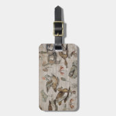 Étiquette À Bagage Scène des oiseaux aquatiques sur le Nil, Chambre (Devant Vertical)