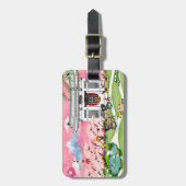 Étiquette À Bagage Scène du Japon (Devant Vertical)