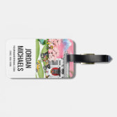 Étiquette À Bagage Scène du Japon (Dos horizontal)